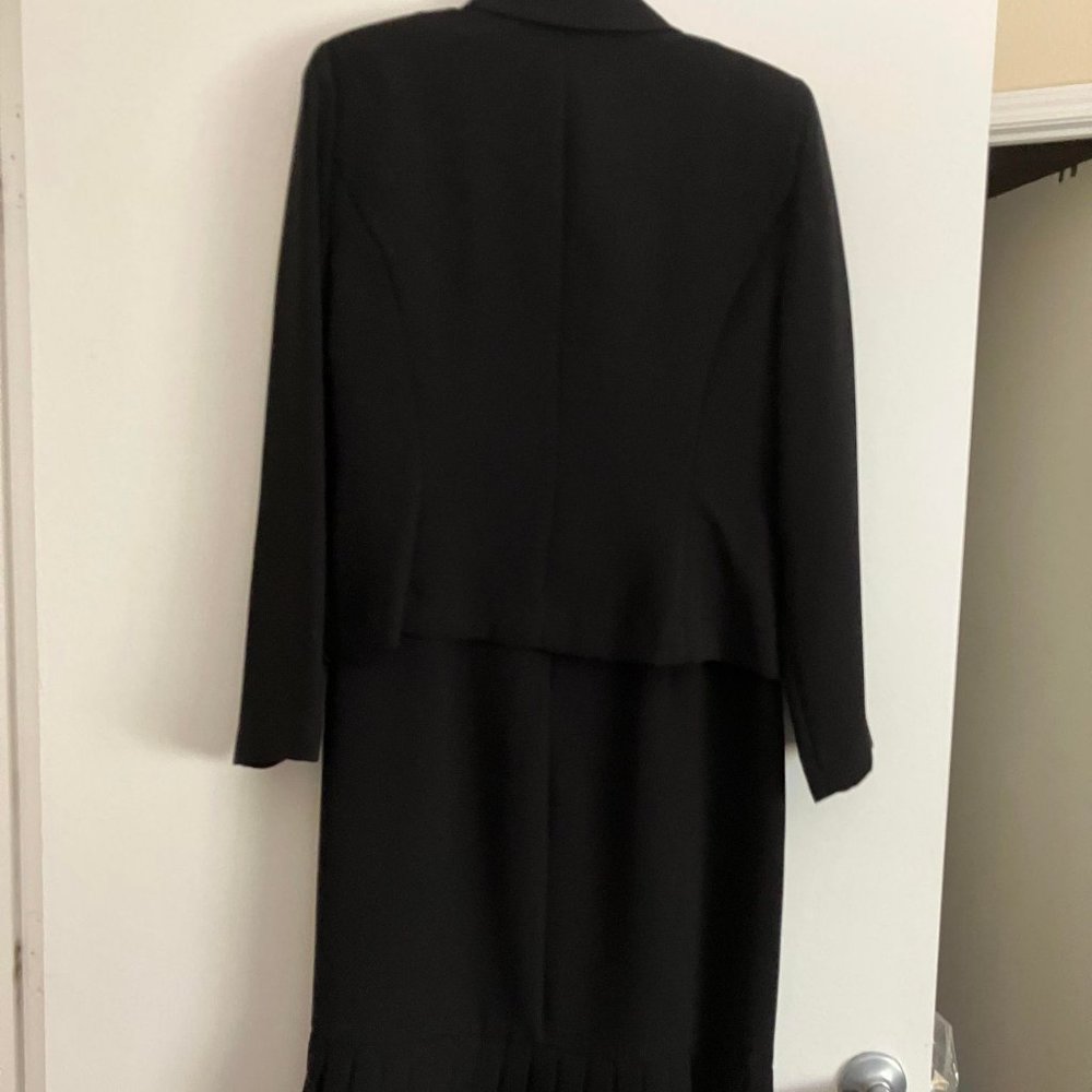 Danny & Nicole Black Suit Dress with blazer size 10 - Picture 2 of 9